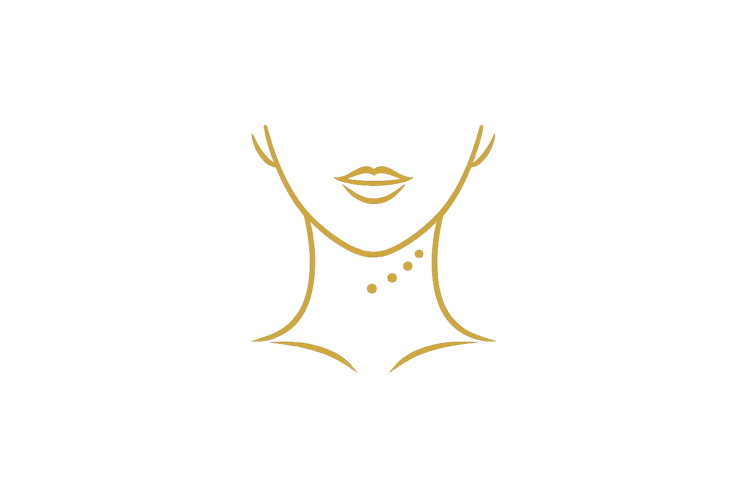 neck with dots